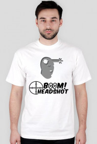 Koszulka biała Boom Headshot