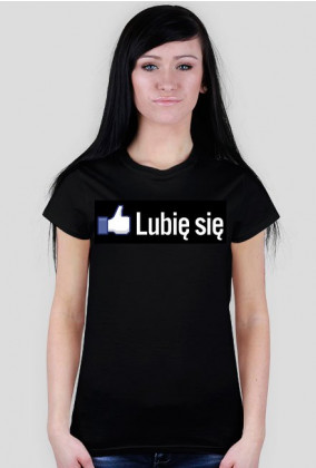 #LubięSię - T-shirt damski Facebook Style