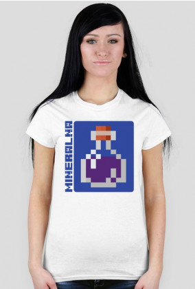 #mineralna - T-Shirt damski Minecraft Style