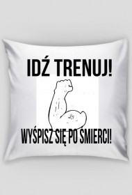 Idź trenuj poduszka