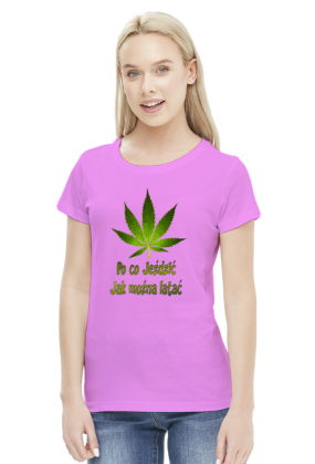 Po co Jeździć... - Różowy T-Shirt