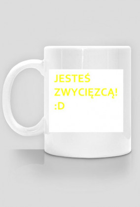 Kubek "Jesteś zwycięzcą!"