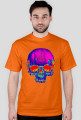psychedelic skull