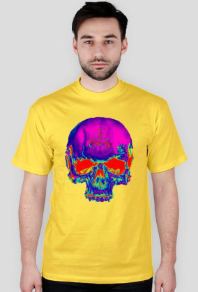 psychedelic skull
