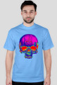 psychedelic skull