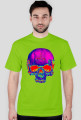 psychedelic skull