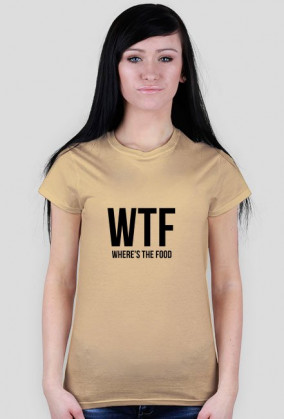 For Example, koszulka z nadrukiem - wtf where's the food