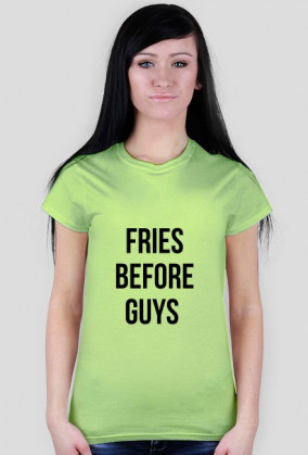 For Example, koszulka z nadrukiem - fries before guys