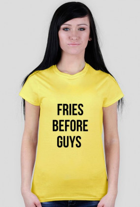 For Example, koszulka z nadrukiem - fries before guys