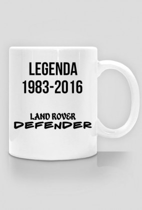 Kubek - legendarny Land Rover Defender