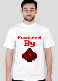Koszulka Męska "Powered by Redstone"