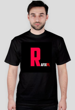 Koszulka RafiXPL Logo Nowe [CZARNY]