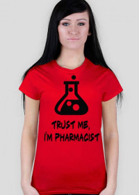 Pharmacist female red