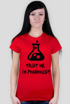 Pharmacist female red