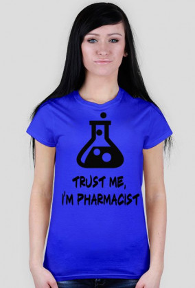 Pharmacist female blue