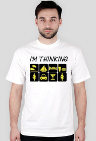 Koszulka męska "I'M THINKING"