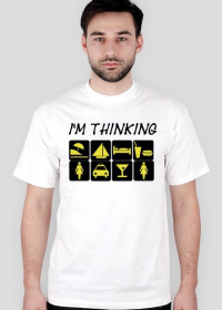 Koszulka męska "I'M THINKING"