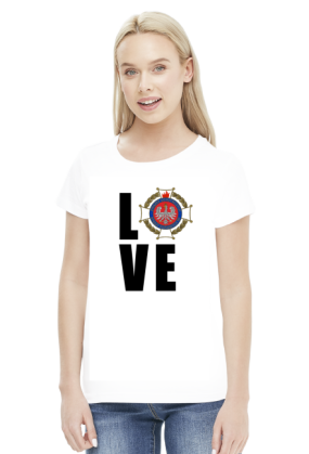 LOVE - ZOSP koszulka damska