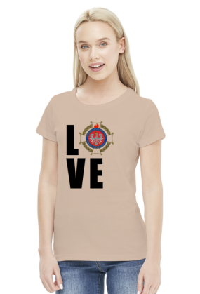 LOVE - ZOSP koszulka damska