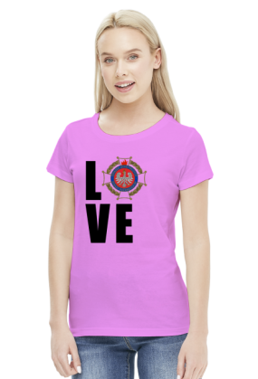 LOVE - ZOSP koszulka damska