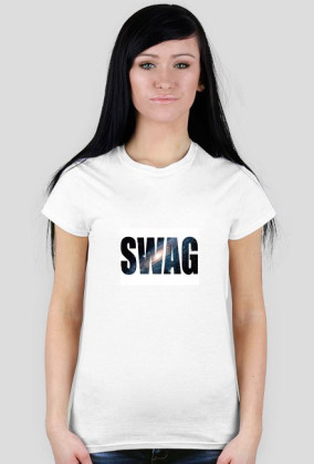 Koszulka Biała- SWAG(Damska)