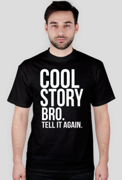 Koszulka Czarna- Cool Story