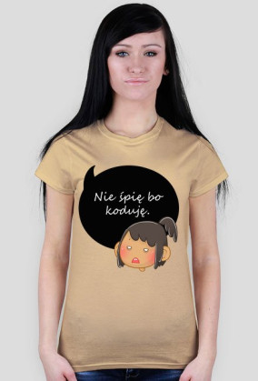 T-shirt studentki kodującej