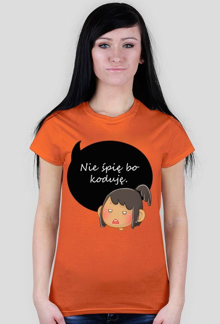 T-shirt studentki kodującej