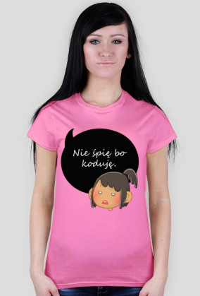 T-shirt studentki kodującej