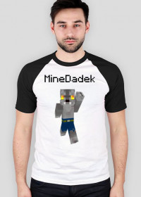 Koszulka baseball- MineDadek (czarna)