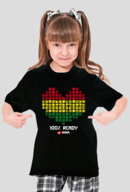 Koszulka dla dziewczynki - Reggae. Pada