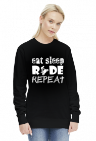 Eat Sleep Ride Repeat - damska bluza motocyklowa