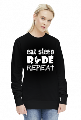 Eat Sleep Ride Repeat - damska bluza motocyklowa