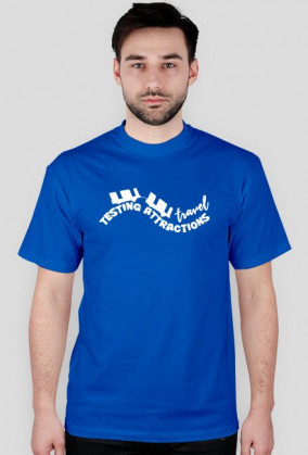 T-Shirt Męski Testing Attractions Travel