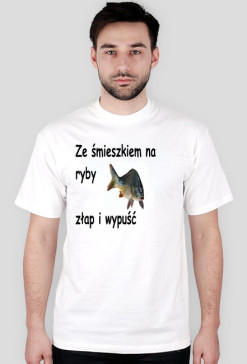 Koszulka męska złap i wypuść