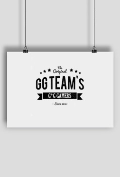 Plakat "GG Team's"