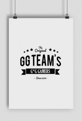 Plakat "GG Team's"  2