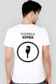 Koszulka biała SLIM - T. Dźwięk