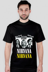 T-shirt, Męski Nirvana Smiley Face