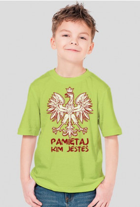 Koszulka dla chłopca - Patriota. Pada