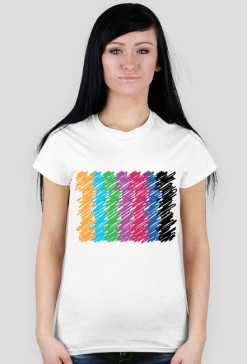 T-Shirt Scribble 2 Damski