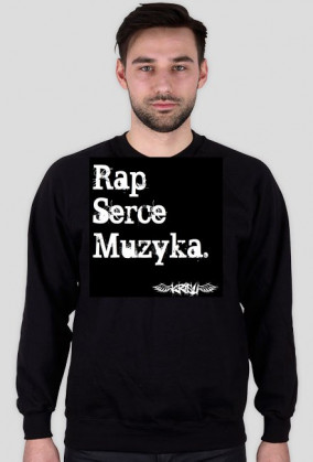 Bluza czarna bez kaptura