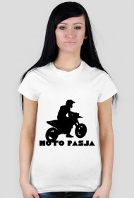 moto pasja-koszulka damska