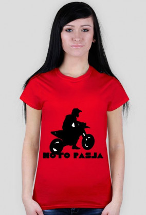moto pasja-koszulka damska