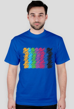 T-Shirt Scribble 2 Granat