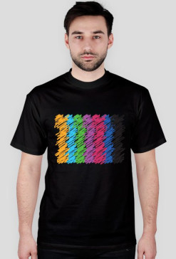 T-Shirt Scribble 2 Czarny
