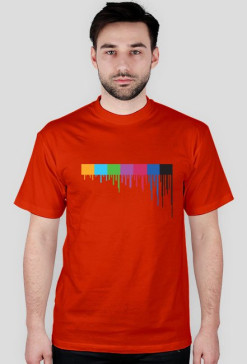 T-Shirt Ściek 1 Czerwony