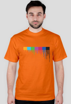 T-Shirt Ściek 1 Pomarańcz