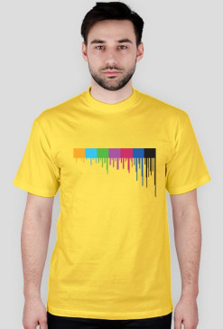 T-Shirt Ściek 1 Żółty