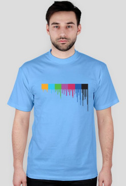 T-Shirt Ściek 1 Błękit